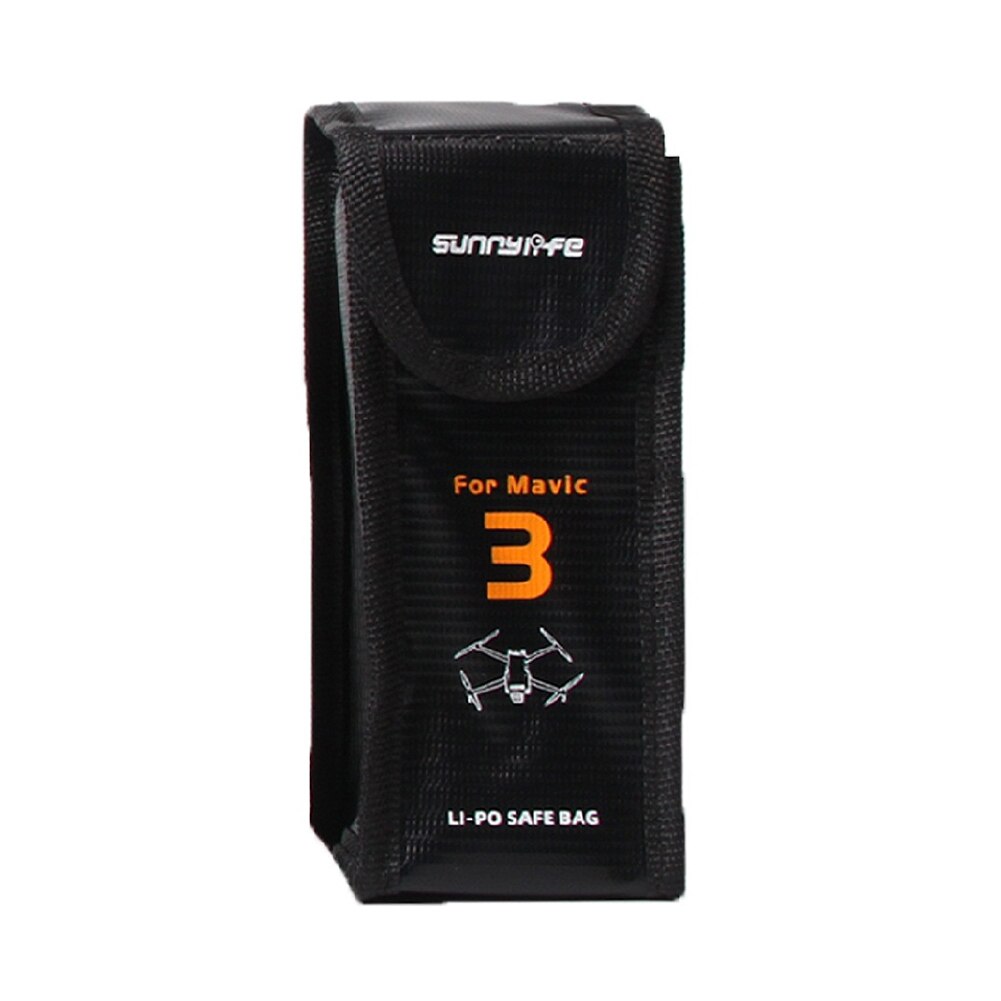 Portable Explosion-Proof Drone Battery Safety Carrying Bag Fireproof Blast Proof Batteries Protector Storage Box Pouch for DJI M: for 1 battery