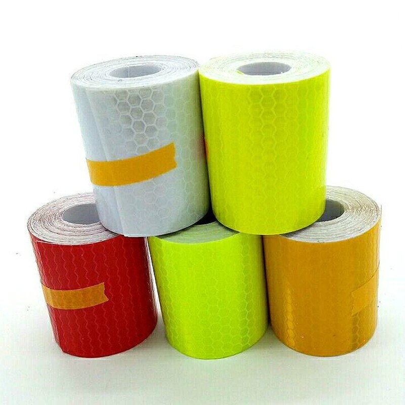 1 Roll 5*300cm Reflection Sticker Car Reflective Tape Decoration Safety Warning Reflection Tape Film Auto Motorcycle Stickers