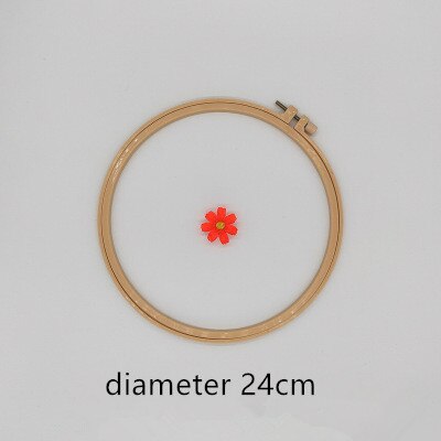 10-24 cm DIY Embroidery Hoop Tool Circle Round Frame Art Craft Cross Stitch Chinese Traditional Sewing Manual Tool: 24cm