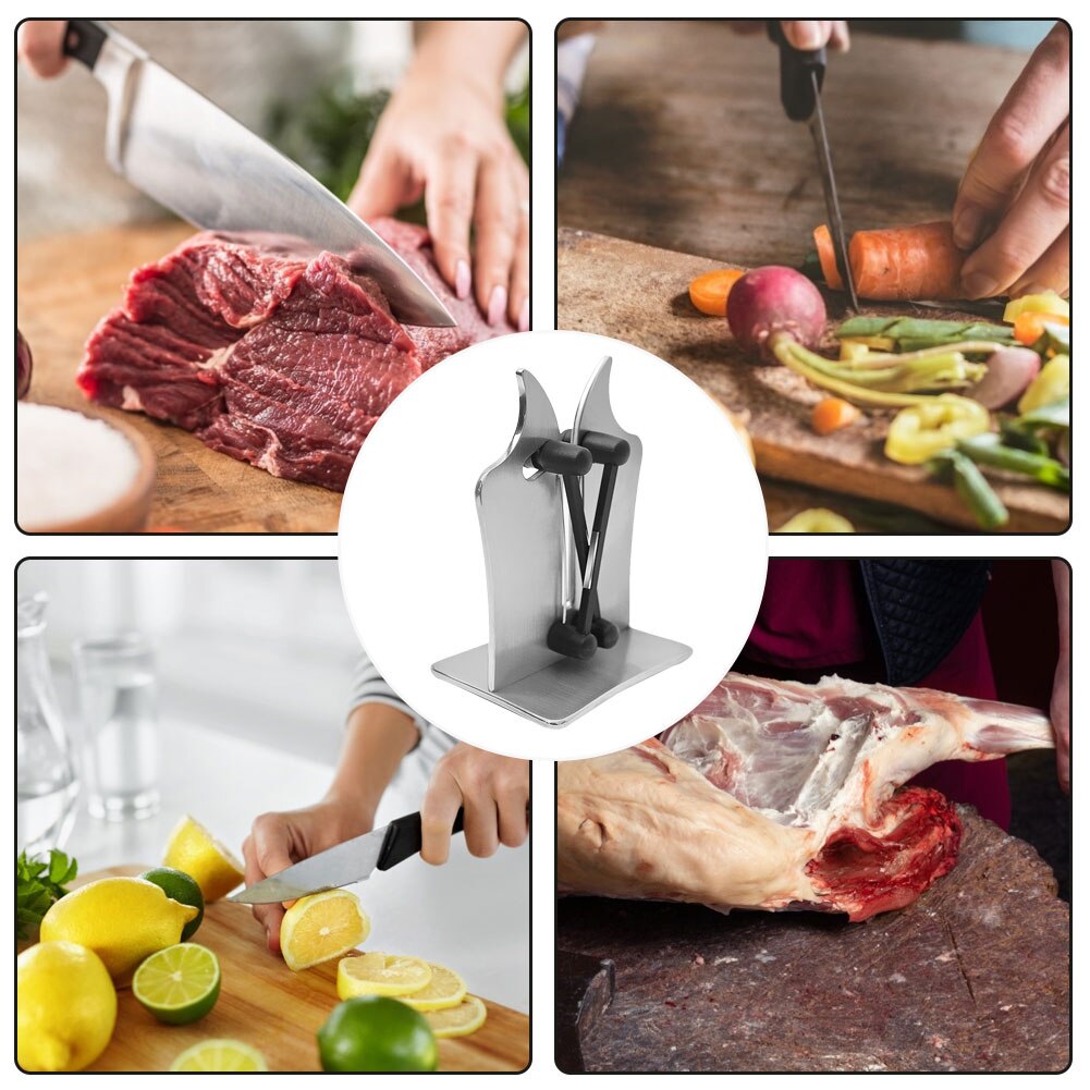 Knife Sharpener With Seat Bavarian Edge Knife Sharpener Kitchen Tools Sharpening Stone Kitchen Knives Accessories Kitchen Supply