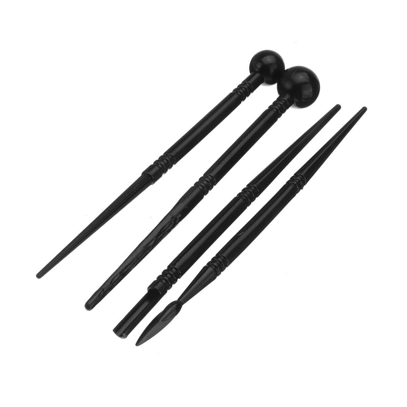 18pcs Hand-made DIY Clay Sculpture Carving Tools Clay Modeling Pottery Sculpting Tools Ball Stylus Set