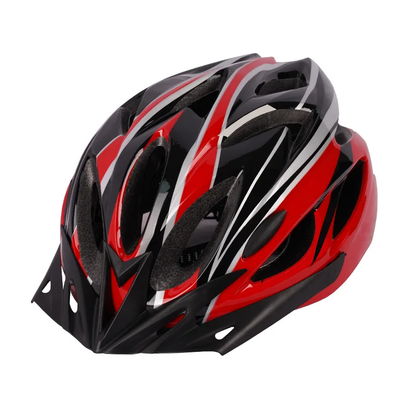 Fietshelm voor volwassenen Veilig Comfortabel Unisex Rijdende beschermende helm Licht en comfortabel Verminder windweerstand Fietsuitrusting: Black