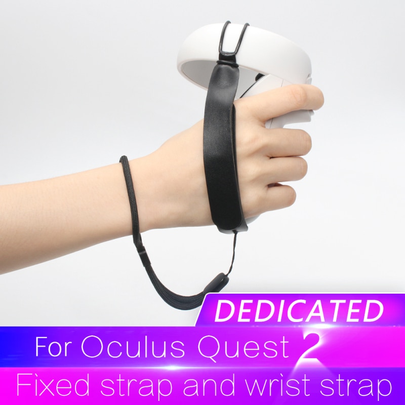 Für Oculus Quest2 Virtuelle Realität Control Griff Handgelenk Strap Einstellbare Handgelenk Strap VR Headset band Anti-Herbst Zubehör