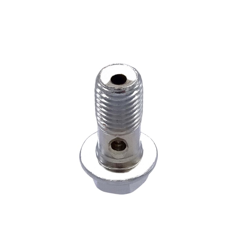 1 einstellen Motorrad M10 x 1,25mm Edelstahl Bremssattel Banjo Schrauben Schrauben Chrom Stahl Für Honda/Kawasaki/suzuki/Yamaha