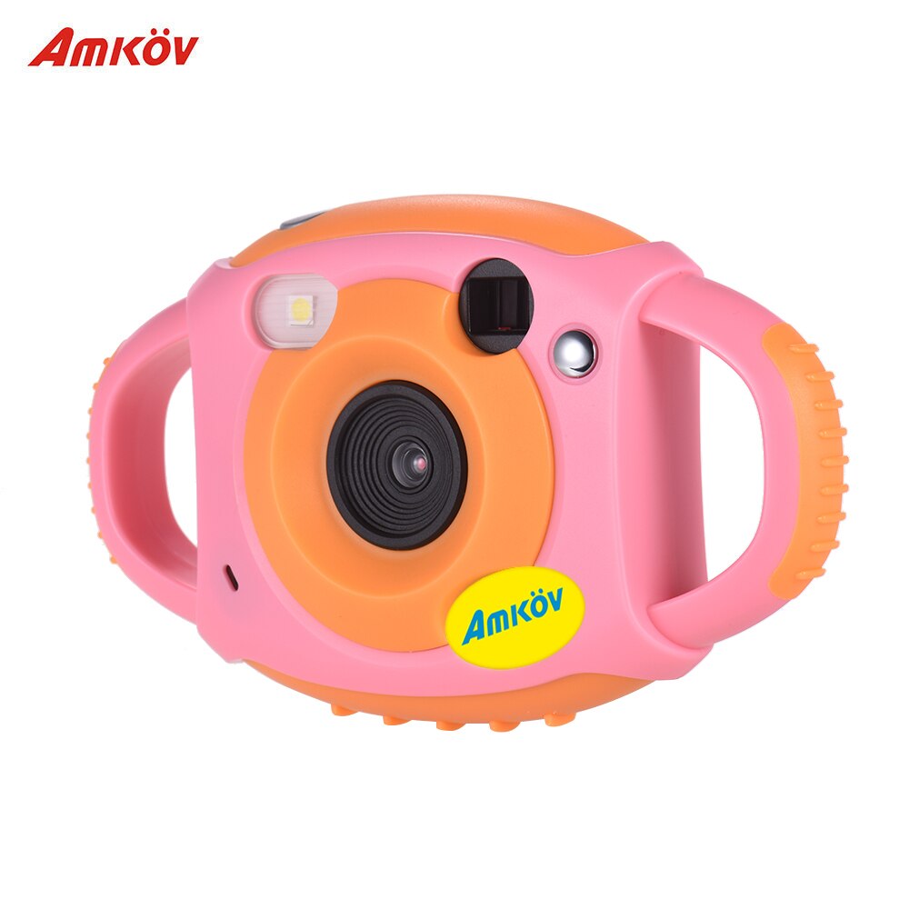 Amkov-cámara de vídeo Digital para niños y niñas, batería de litio integrada de máximo 5 megapíxeles, de Año: Rosa