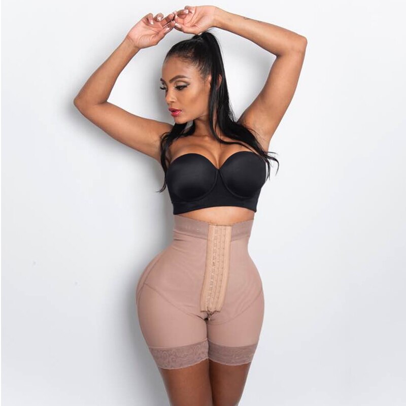 Shapewear Women High Compression BBL Postpartum Butt lifter Butt Pads Seamless Hip Enhancer Shorts Fajas Colombianas