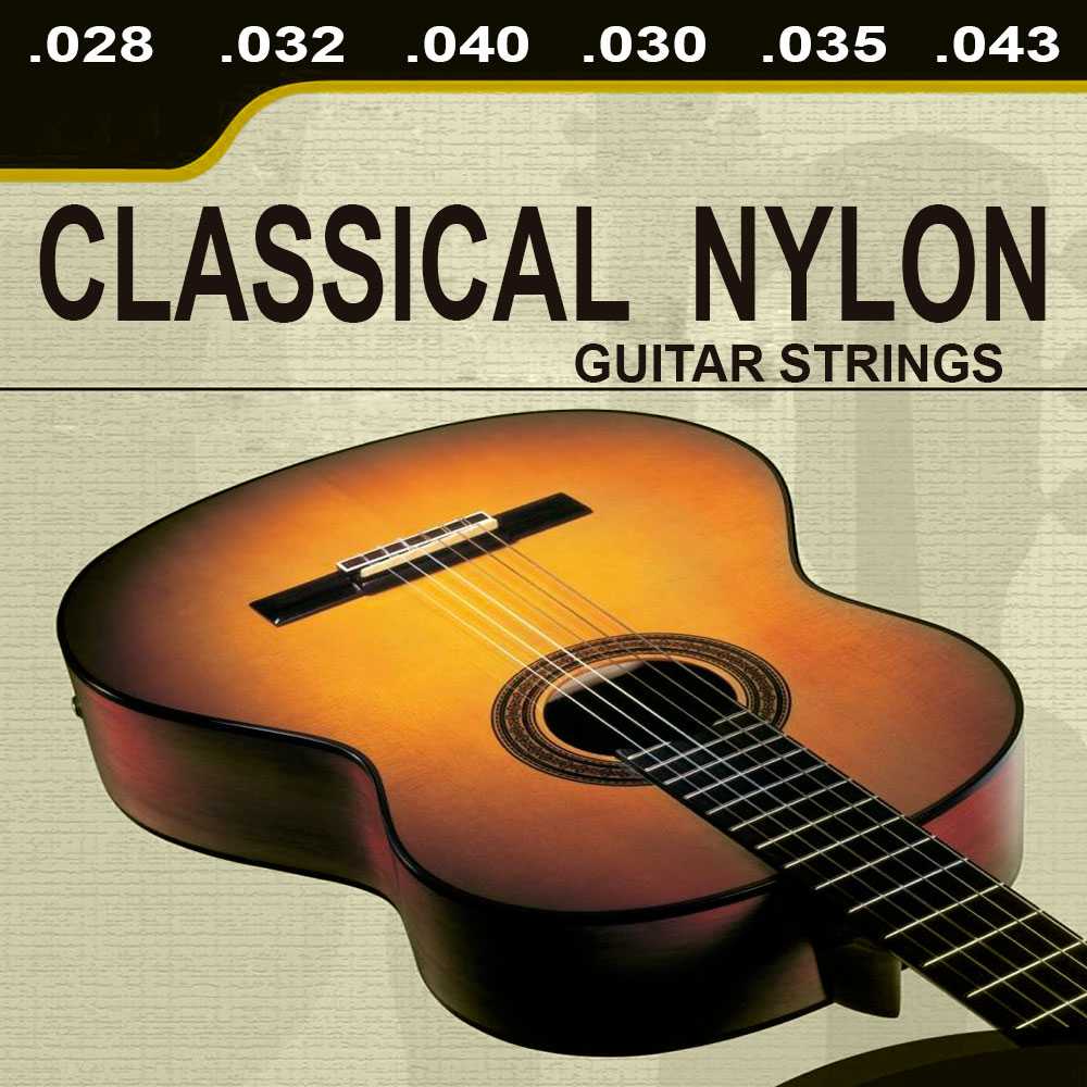 Klassieke Gitaar 6 Snaren Nylon Normal Tension Gauge Voor Klassieke Gitaar GF80310