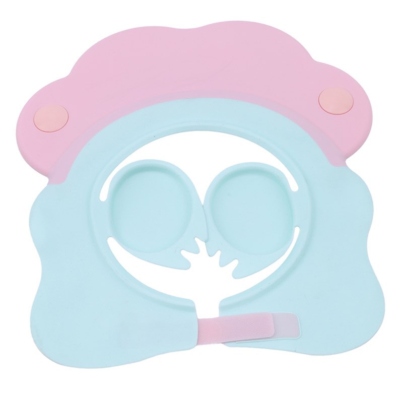 Style Lovely Adjustable Baby Hat Toddler Kids Shampoo Bathing Shower Cap Wash Hair Visor Caps For Baby Care Douchekap: pink
