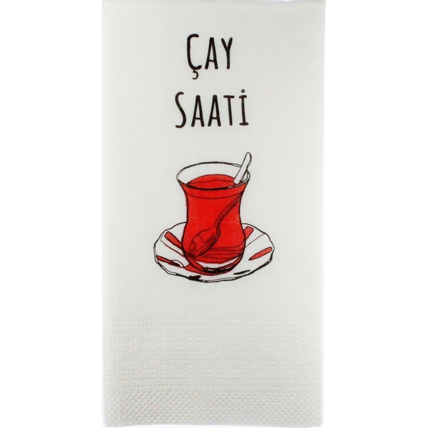Partei Serviette Türkische Serviette-Serviette Präsentation Pack-geschirr präsentationen: Çay Saati 24 Stücke