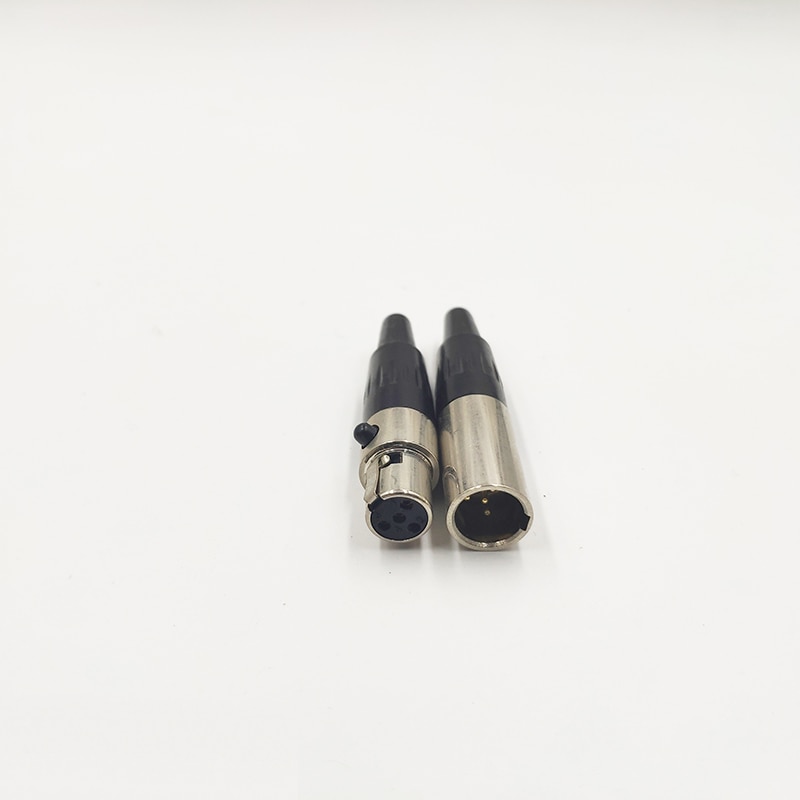 Mini XLR Mikrofon Audio- Anschlüsse 3/4/5/6/7 Stift Kanone Mic Mikrofon Mini XLR männlich Weiblich Stecker Kleine XLR Audio- Stecker