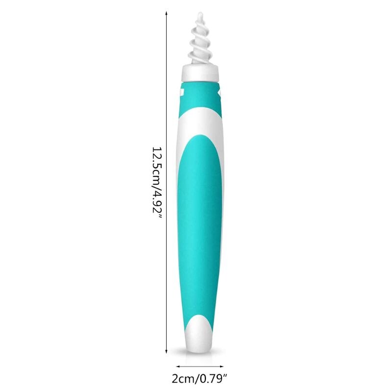 Oorreiniger Earpick Oren Wax Remover Spiraal Oorsmeer Met 16 Vervanging Tips K1KB