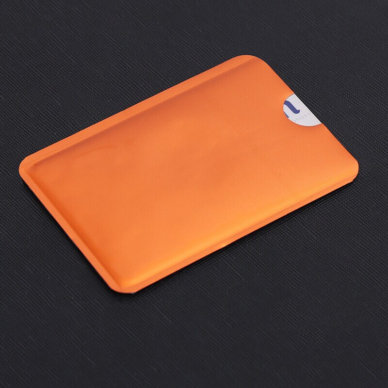 1pc kvinder mænd id kredit bank badge holder kortholder studerende bus kort sag lanyard mand visit dør identitet badge kort cover: Orange