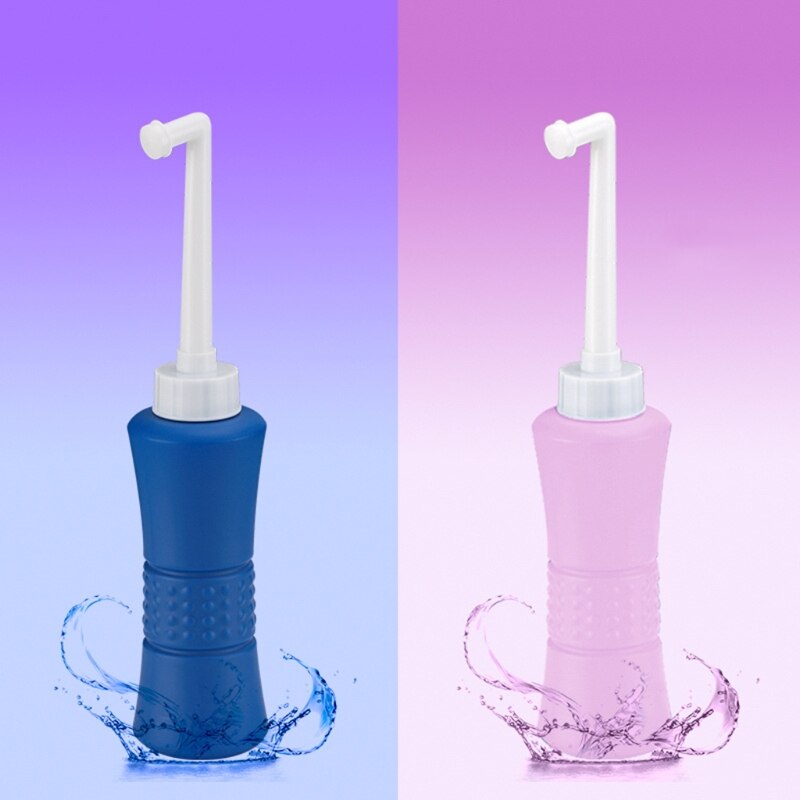 Limpiador tipo Bidet portátil para exteriores, prensa manual, paquetes de botellas, lavado corporal X6HD