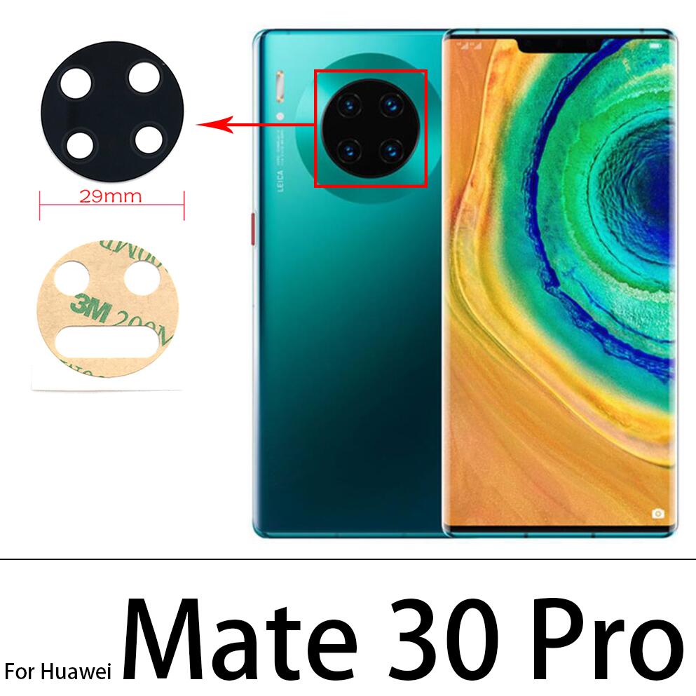 2pcs/lot Rear Camera Glass Lens Cover With Sticker Glue For Huawei Mate 30 10 20 P7 P20 P30 lite Pro: Mate 30 Pro