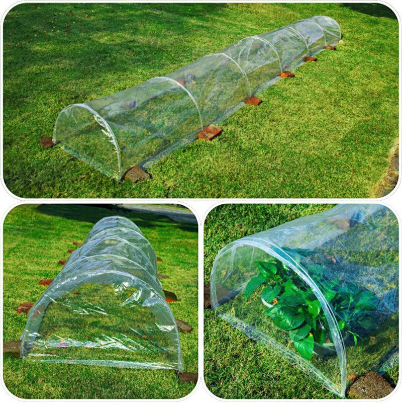 Aulaysed 500X60X40 Cm Tunnel Kas Outdoor Plant Isolatie Anti-Uv Met Stand Agricultura Invernadero