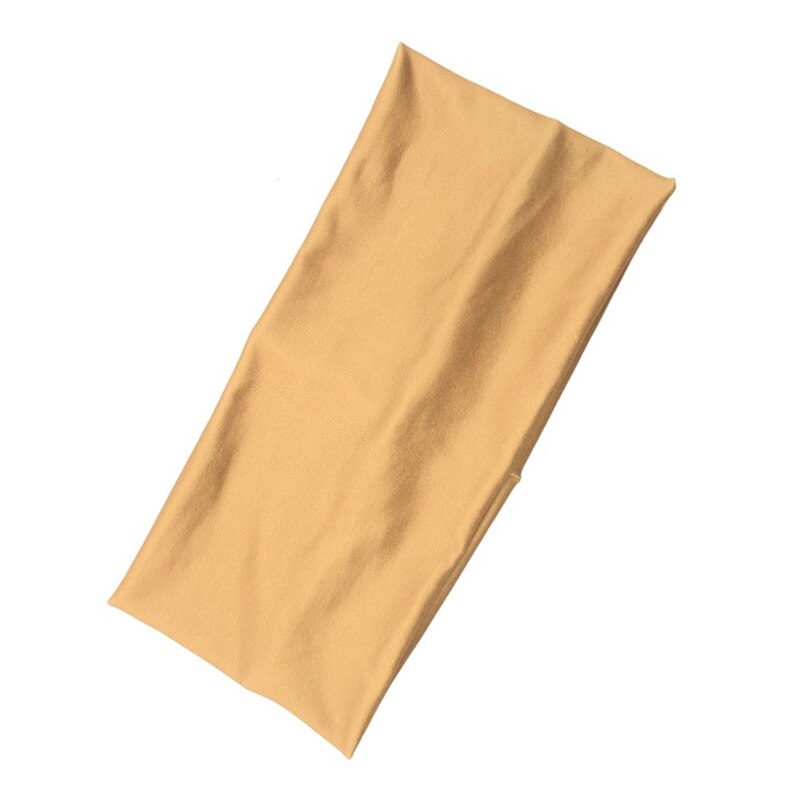Vrouwen Effen Kleur Zachte Elastische Brede Stretch Elastische Haarband Mode Vrouwen Haarbanden Gym Haaraccessoires: 4