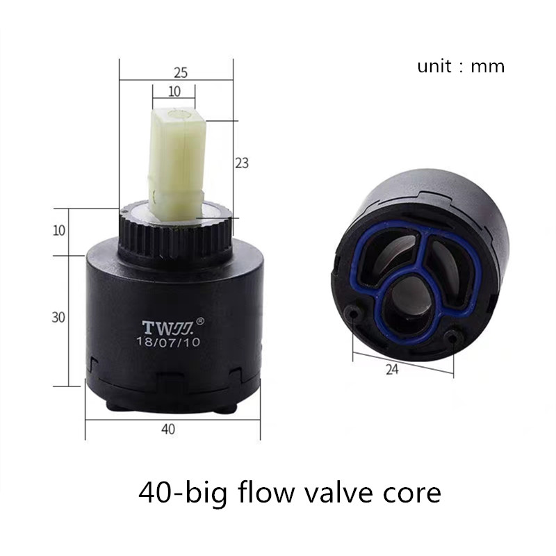 Tap Mixer High Spool Valve 25 MM/35 MM/40 MM Taps Accessories Ceramic Cartridge Faucet Cartridge Mixer Kitchen Bath Basin Shower: MULTI