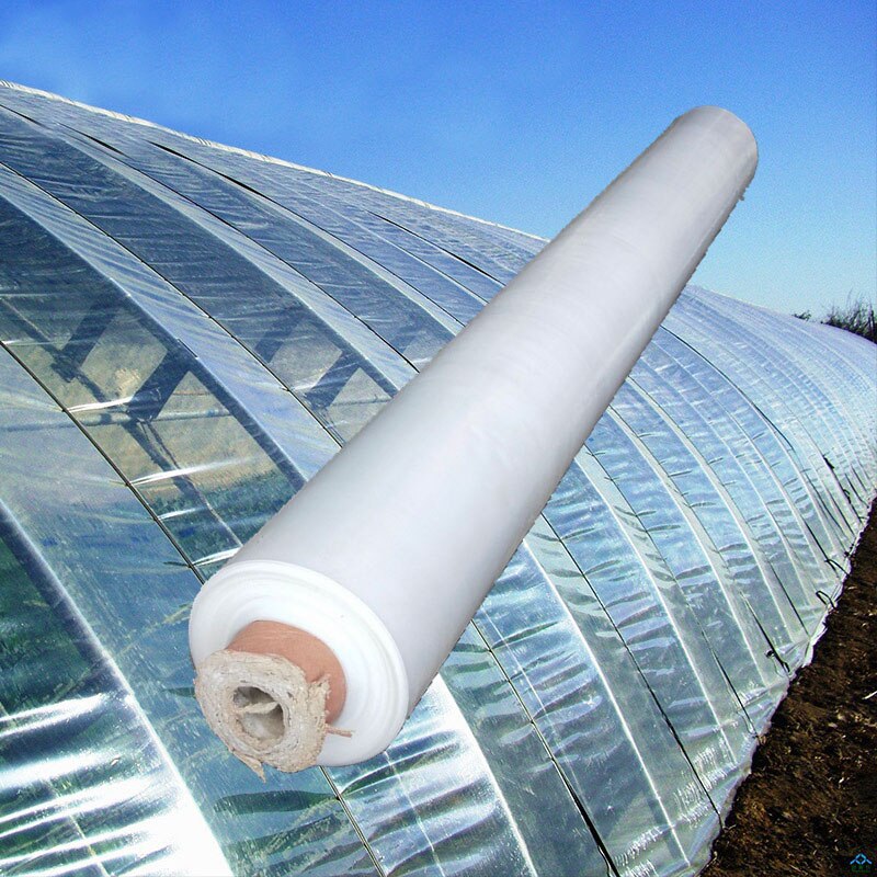 Película transparente para invernadero de verduras, cubierta de plástico para cultivo agrícola, protección Anti-UV para jardín, 0,1mm de espesor