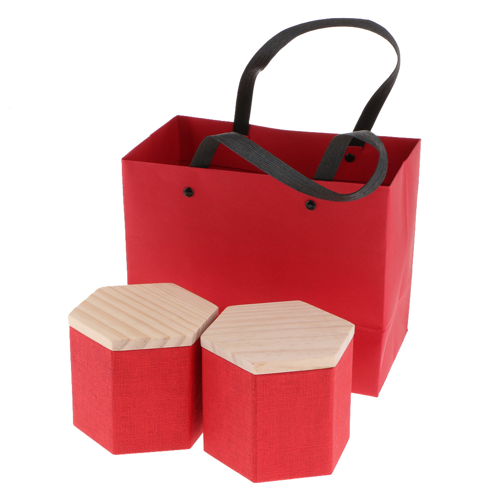 2 stk træ køkken opbevaringsboks med bambus låg beholdere brød sukker kasser te urte opbevaringsholder madbeholdere organizer