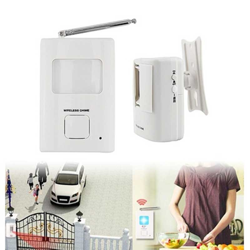 PIR Wireless Infrared Movement Store Entry Door Bell Welcome Security Alarm Chime Motion Sensor Detector sensor de movimiento: Default Title