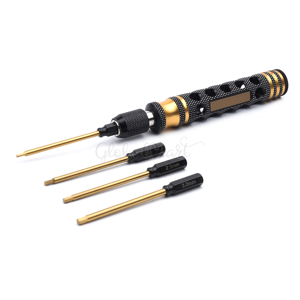 Metal Hexagonal Wrenches Screw drivers Tools Kit 1.5mm 2.0mm 2.5mm 3.0mm 1.5/2.0/2.5/3.0mm for RC Models Multirotor