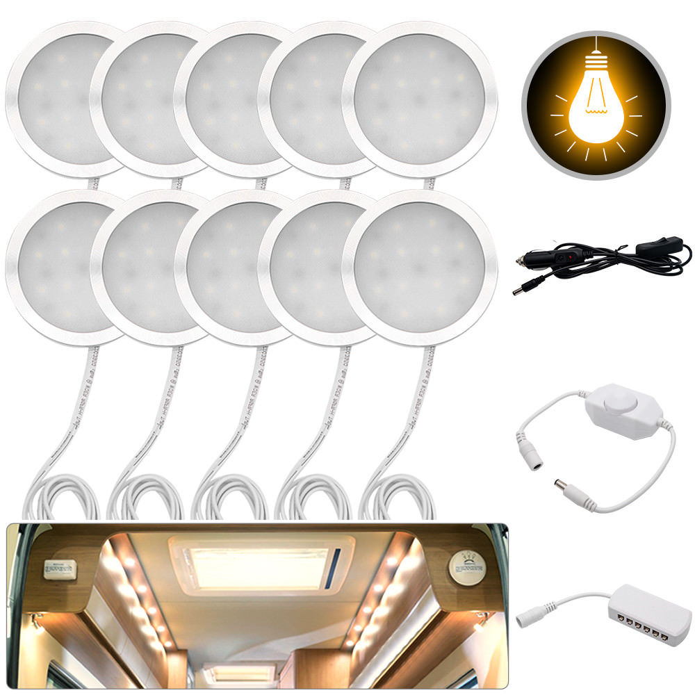 Led Leuchten Für Wohnwagen CAMPERVAN 6 WEISS LED INNEN/AUSSEN