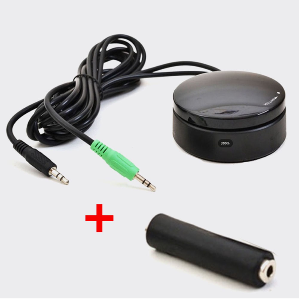 Przewodowy kontroler głośności audio Aux 3,5 mm Regulacja głośności sygnału za pomocą regulacji kabla dla systemu wzmacniacza głośników: Default Title