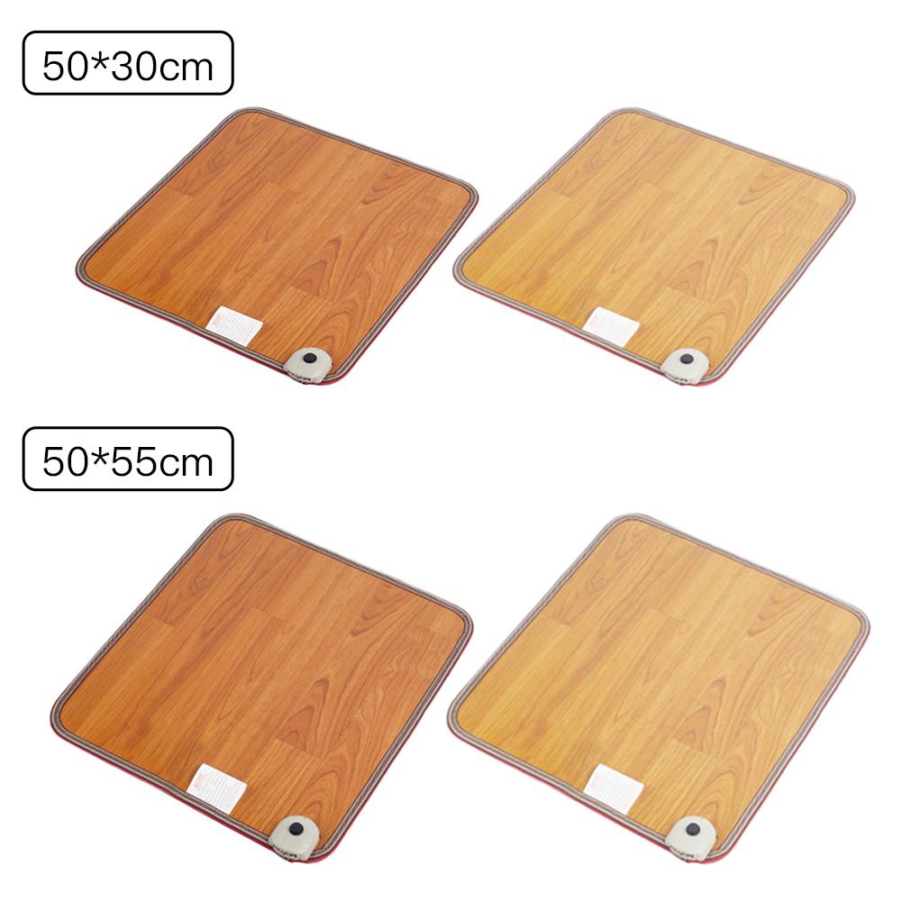 Winter 2 Maten Lederen Verwarming Voet Mat Warmer Elektrische Verwarming Pads Voeten Been Warmer Thermostaat Home Office Warming Levert