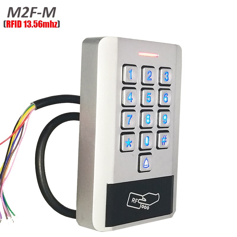 Waterproof Metal 125khz 13.56mhz Proximity Card Door Access Control System Door Lock Controller: M2F-M(RFID 13.56mhz)