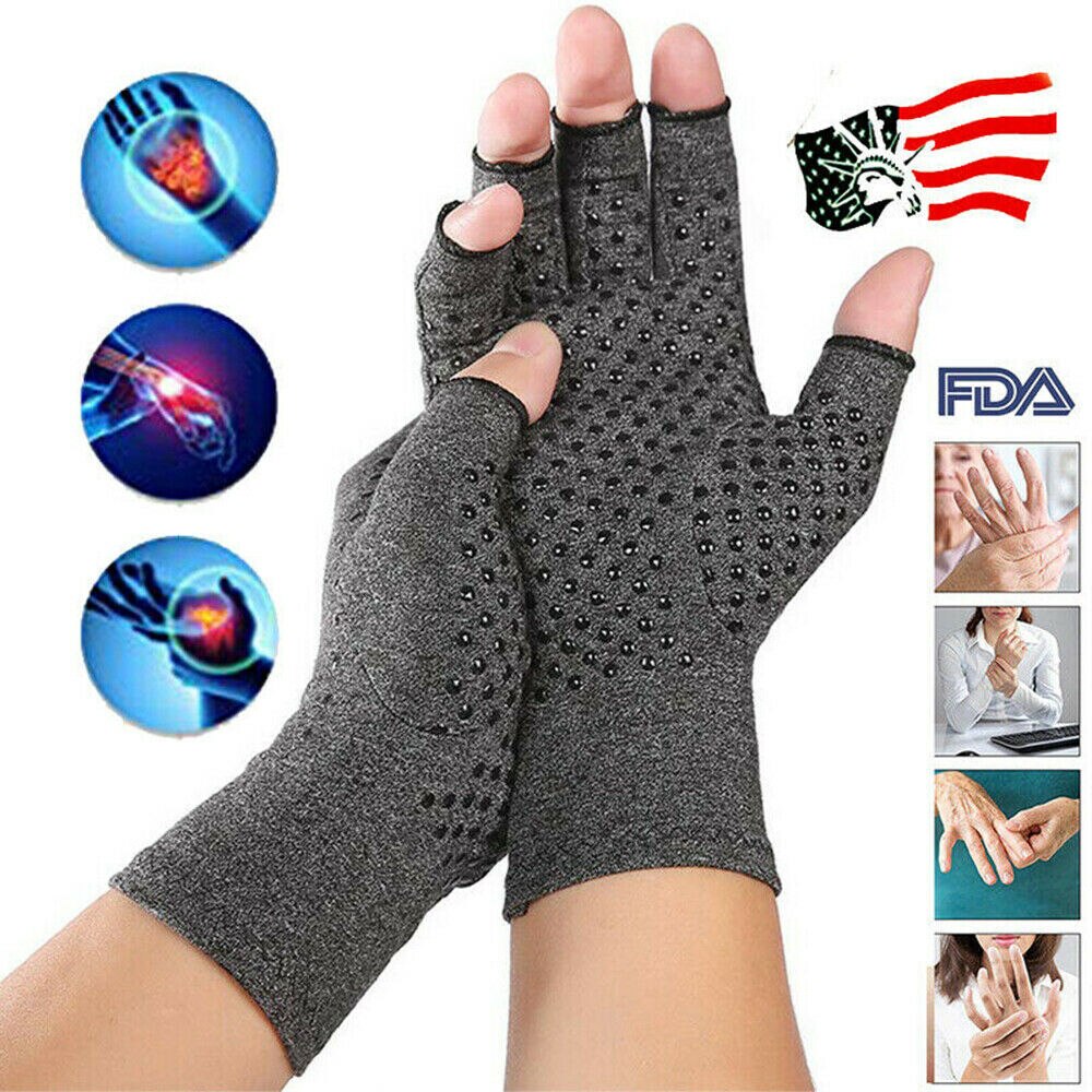 1 Paar Compressie Artritis Handschoenen Polssteun Katoen Gewrichtspijn Opluchting Hand Brace Vrouwen Mannen Therapie Polsband