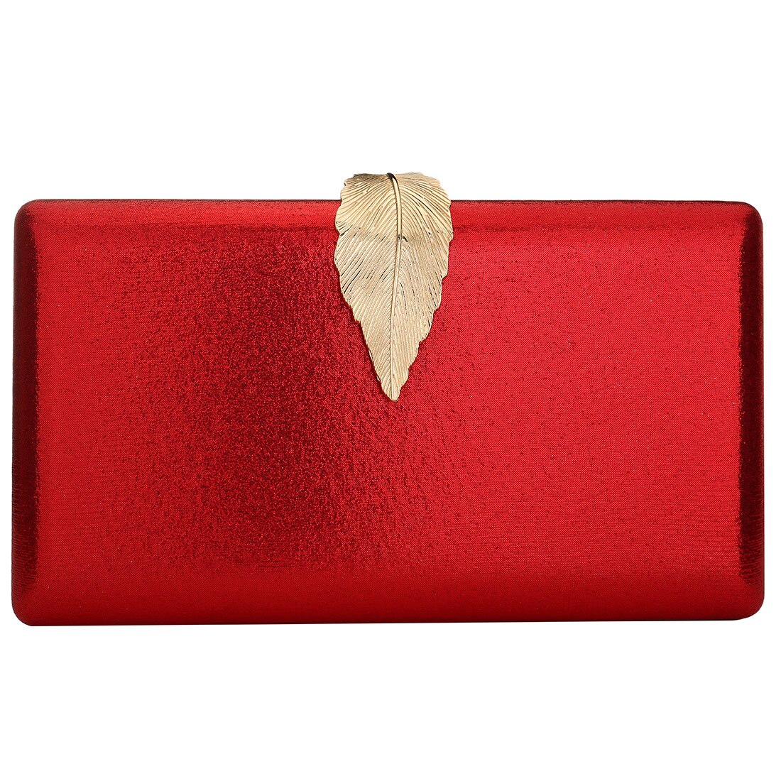 Elegante Avond Clutch Portemonnee Beroemde Box Tas Met Ketting Effen Kleur Schouder Crossbody Tassen Voor Vrouwen Gold Sliver Koppelingen: red B