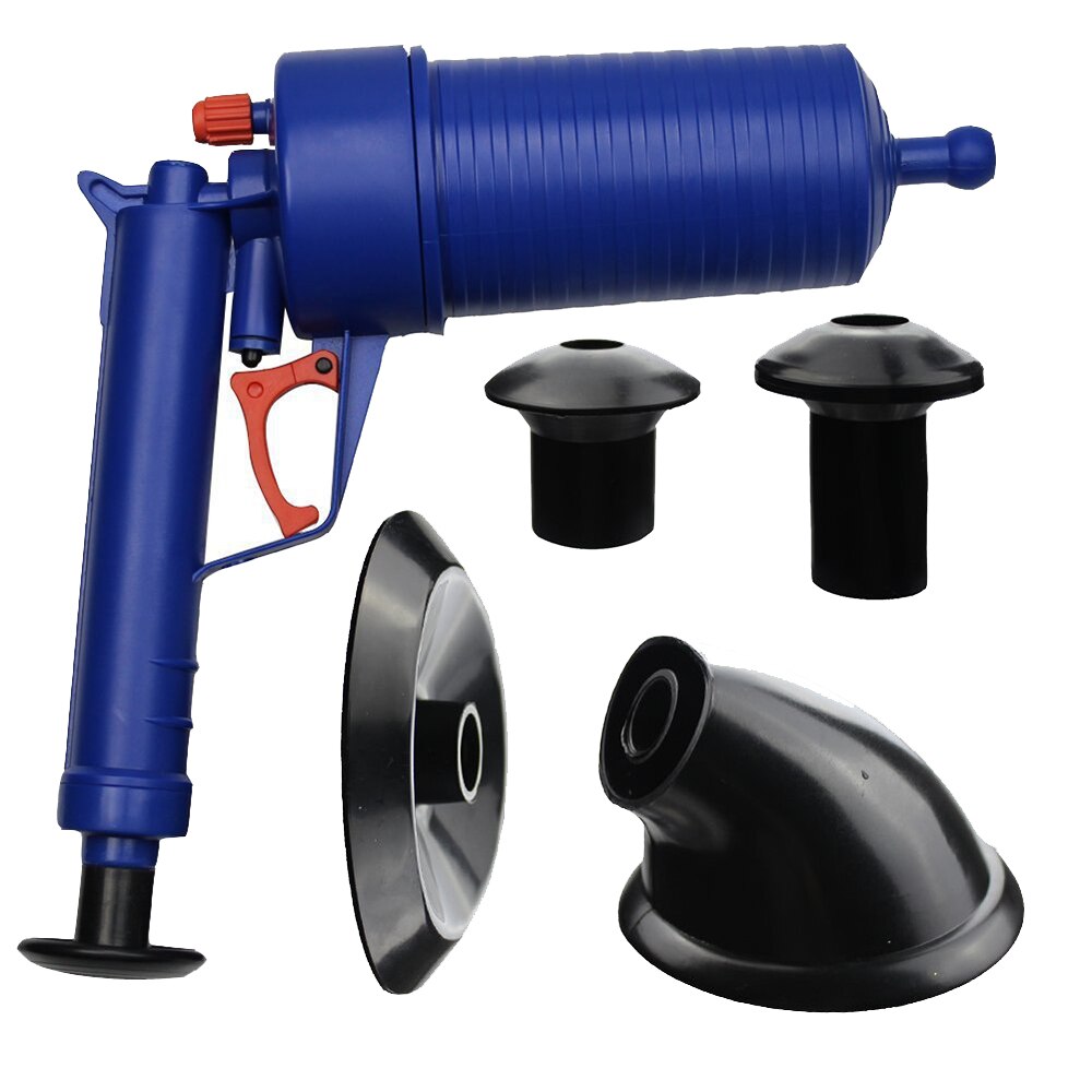 High pressure dredge Air Pump Drain Blaster Sink Bath & Toilet Plunger Pipe Unblock Blockage Remover Toilet Cleaner
