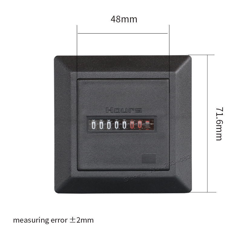 220v Stunde Meter Nicht Rücksetzbaren platz versiegelt stunden Timer Meter Messgerät zähler HM-1 Neue