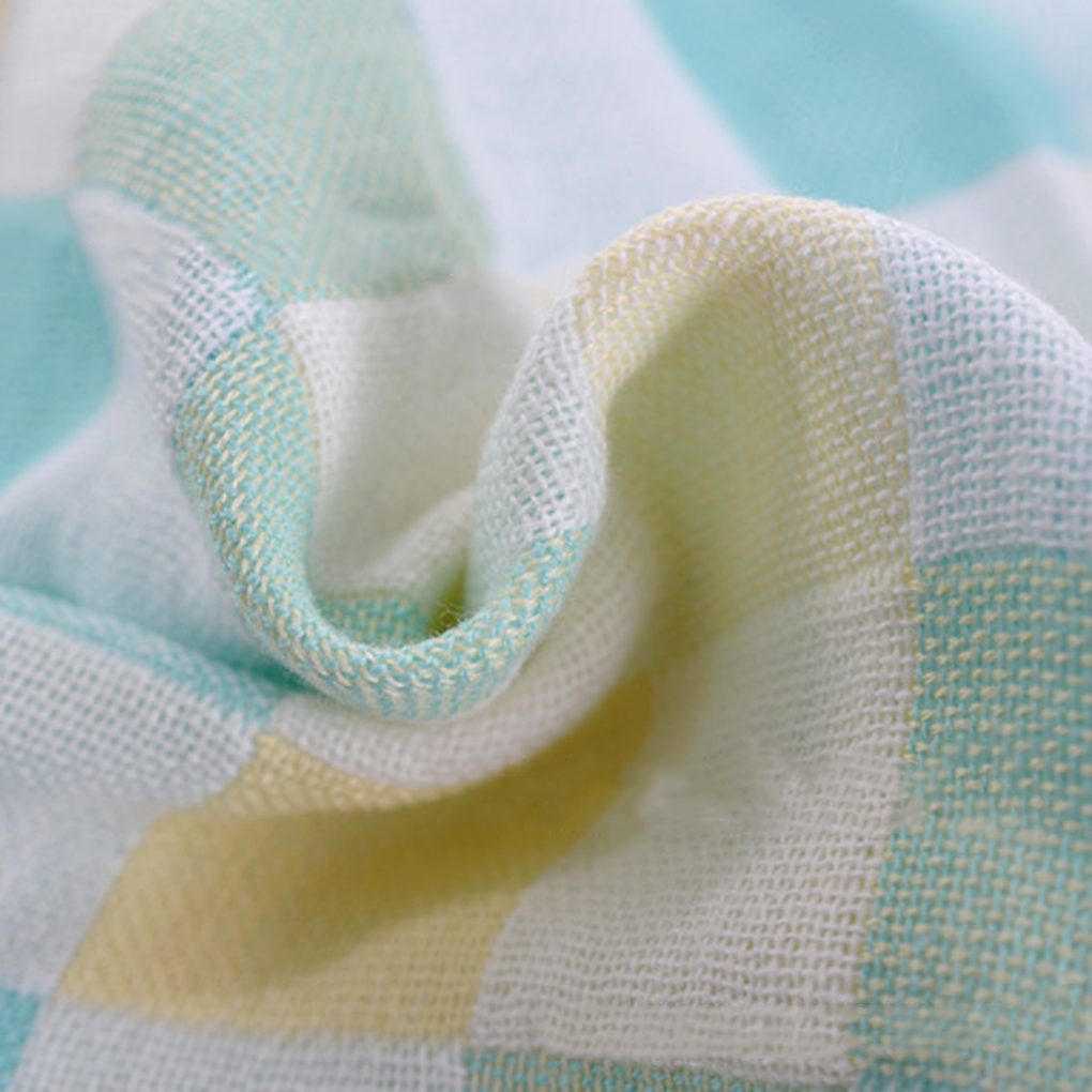 26x26cm Square Towels Cotton gauze Plaid Towel Kids Bibs Daily Use Hand Face Towels for Kids