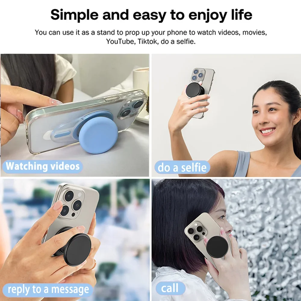 Voor Magsafe Mobiele Telefoon Grip Tok Griptok Voor IPhone 15/14/13/12 Serie Magnetische Telefoon socket Pocket Telefoon Houder