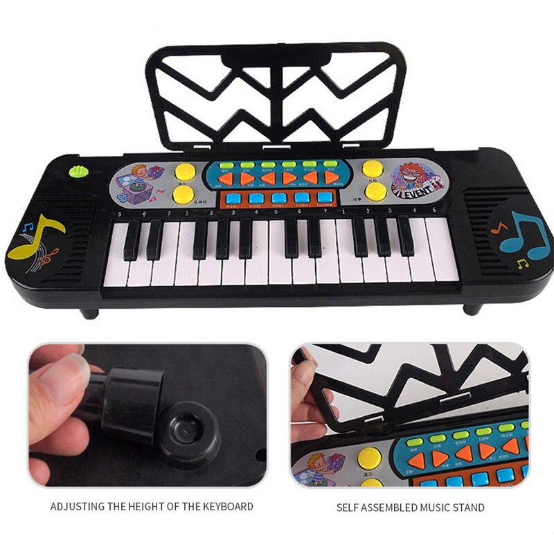 25 Keys Kids Baby Musical Toys Children Musical Portable Instrument Electronic Piano Keyboard Educational Toys For Girl