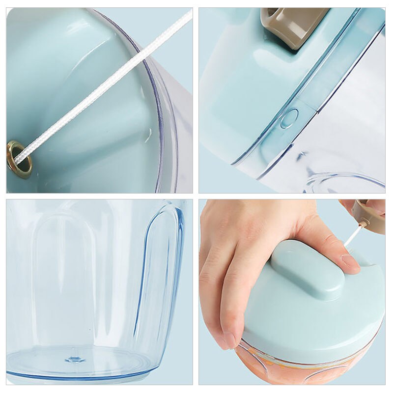 500Ml/900Ml Keuken Handmatige Vlees Snijmachine Hand-Power Voedsel Chopper Vleesmolen Mixer Blender Om Chop Vlees fruit Groente Noten Shredders