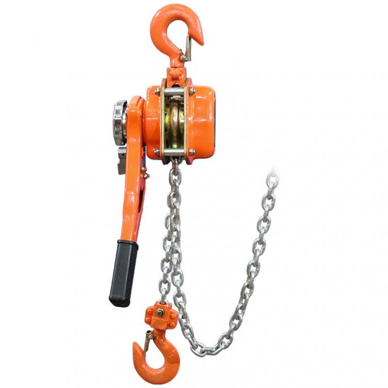 0.75t Pulley Chain Block Chain Hoist Cable Hand Control Pulley Crane 3m Manual Block Lift Pulley Lifting