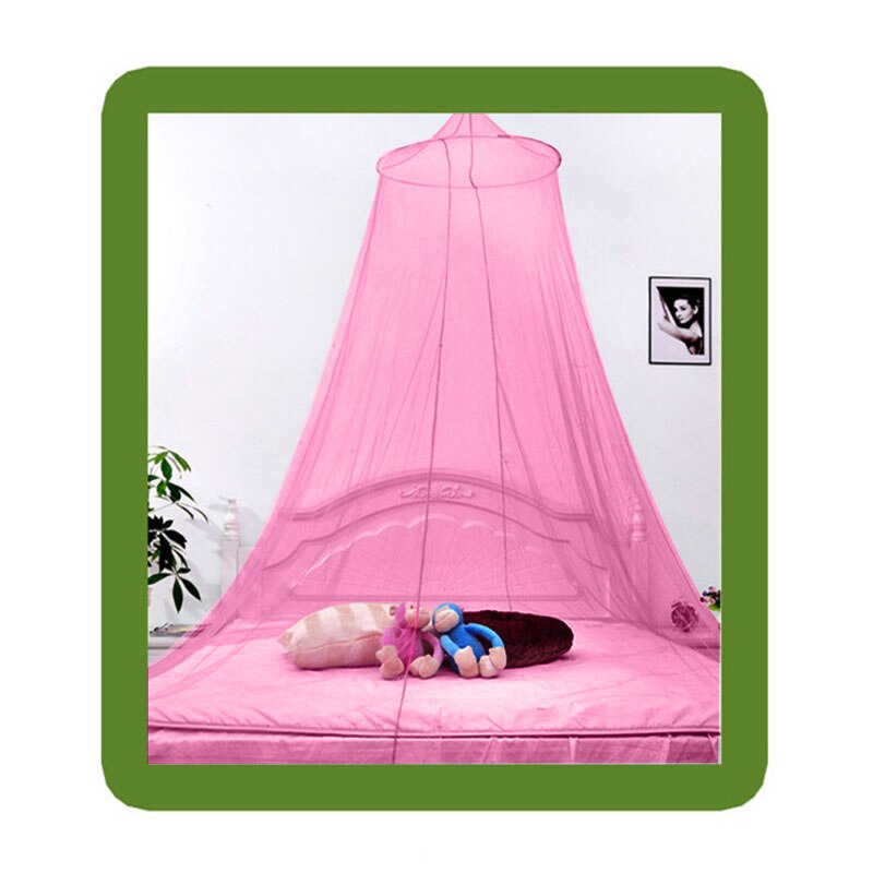 Summer Princess Mosquito Net Round Ceiling Hanging Dormitory Bed Nets HFing: Watermelon Red