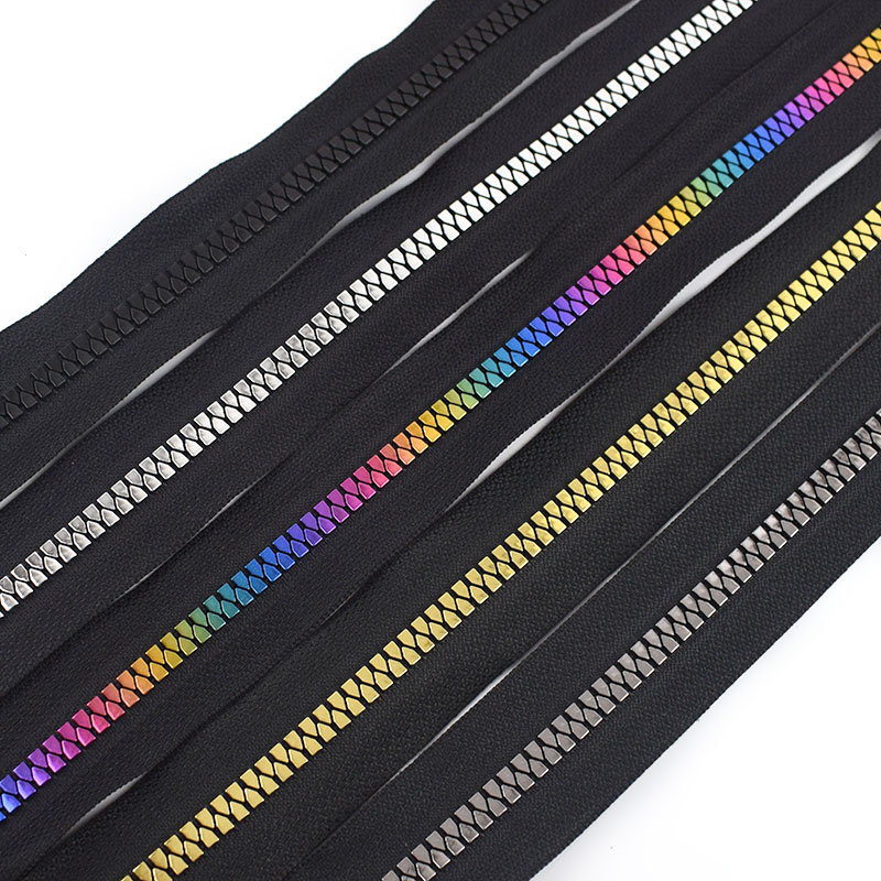 2pcs 8# Open-end Resin Zipper For Sewing Eco-friendly Jackets Coat Down Zippers Zip for Sew DIY Garment Accessories KY921
