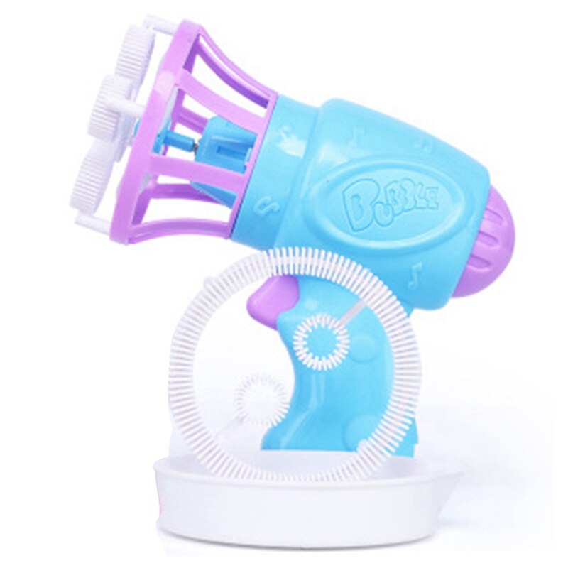 Bubble Blower Speelgoed Zeepbel Speelgoed Cartoon Kinderen Hand Bubble Blower: Blue