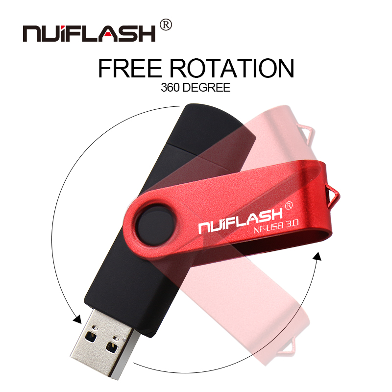 Nuiflash Metalen Usb 3.0 flash drive mini usb stick pen drive 16gb 32gb 64gb 128gb usb3. 0 pendrive Hoge Snelheid usb flash disk