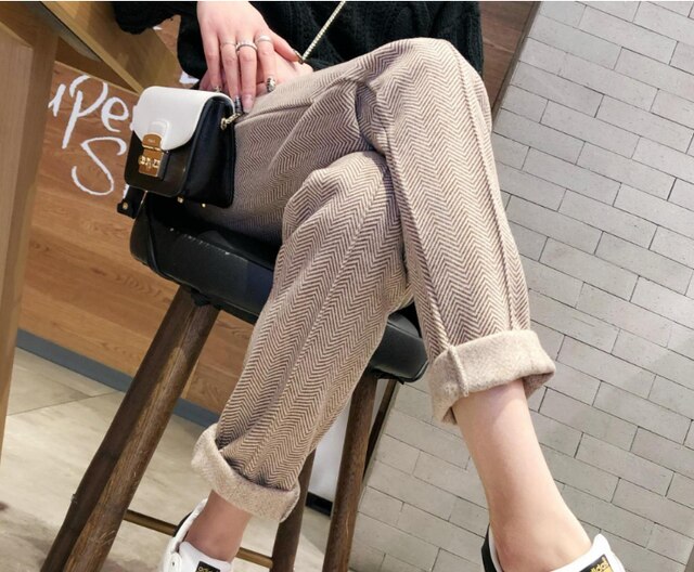 Pantalon coupe classique pour femmes en Noir