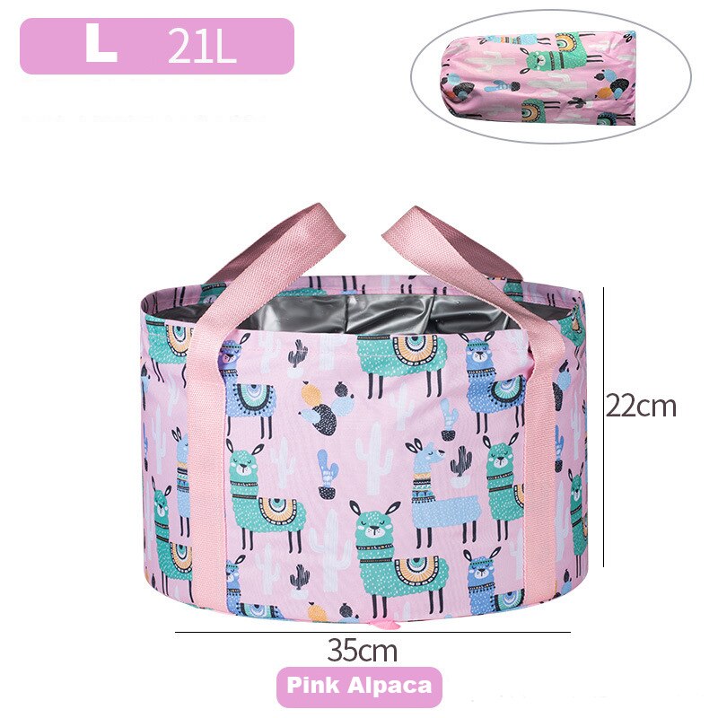 Portable Bucket Foldable Water Basin Foot Soaking Bag Large Capacity Outdoor Ice Bucket Home Picnic Fishing Bucket Bathtub: U