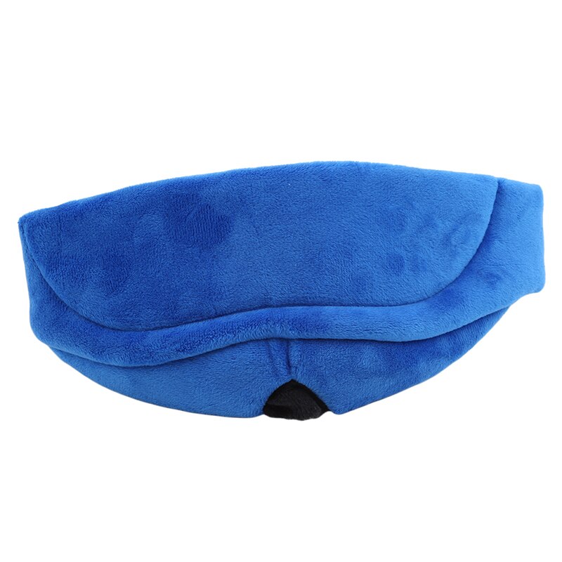 3d natuurlijke slaapmaskers, slaapmasker, zacht ademend verband, slaapmasker, nachtmasker, buiten, reismasker: Koningsblauw