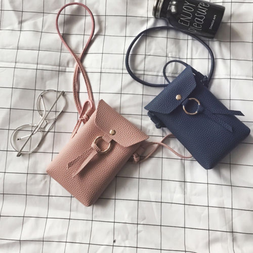 Kvinder lille skuldertaske pung mobiltelefon taske mini mønt crossbody taske