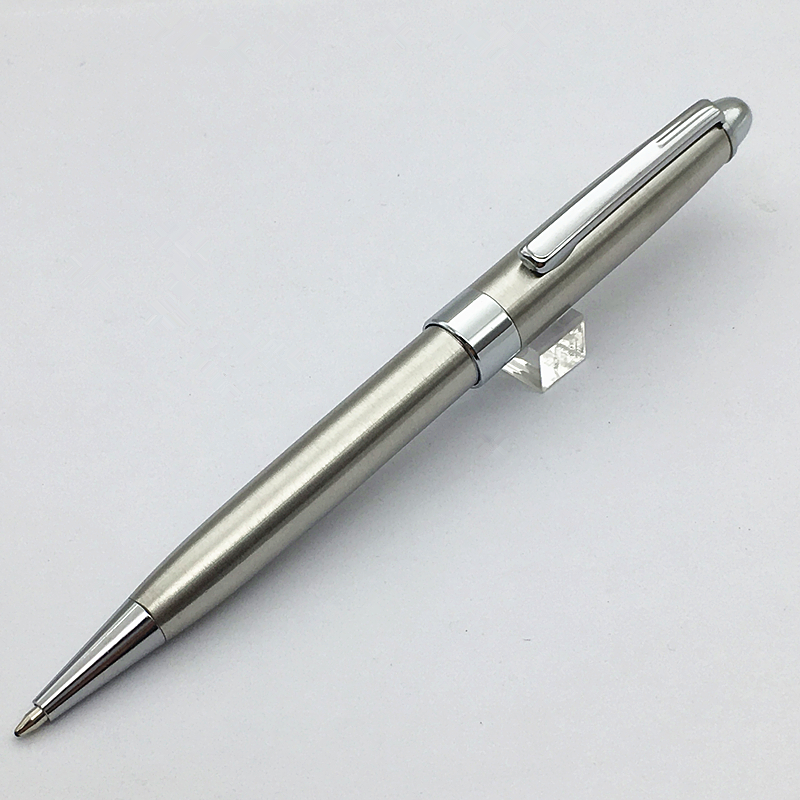 Luxury stationery pen silver and gold trim mont business style ballpoint pen mb for school supplies ON78422