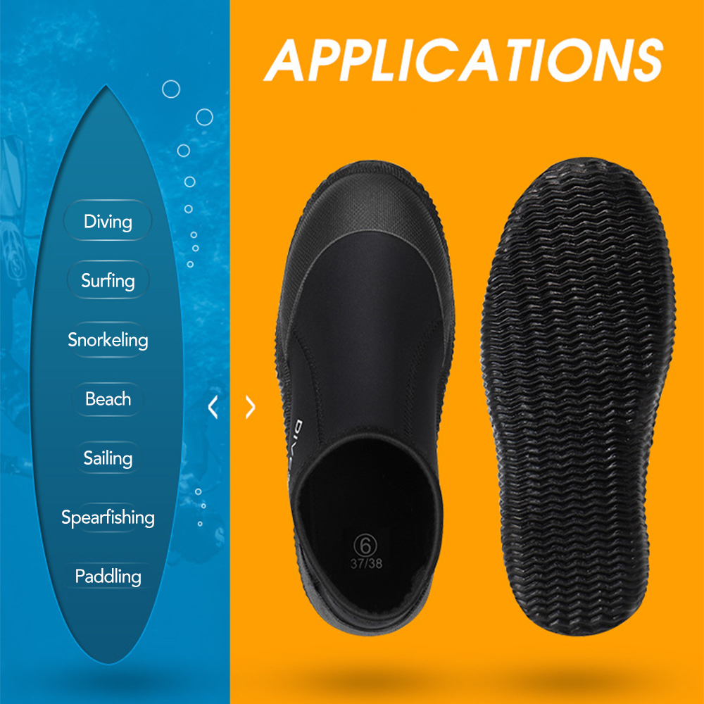 Scarpe da sub in neoprene da 3mm uomo donna stivali da immersione per adulti antiscivolo scarpe da spiaggia per Snorkeling immersioni subacquee