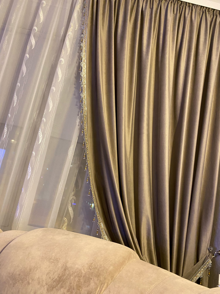 12 meter / masse 7.5cm bredde kvast frynser trim græskar krystal beaded bånd til syning af gardin tilbehør blonder dekoration  nl962