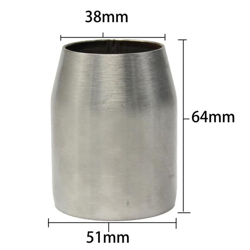 Uniwersalny 38mm-51mm tłumik wydechowy modyfikowany motocyklowy adapter rurowy łącznik redukcyjny rura rurowa plus długi adapter